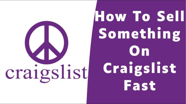 Sell Items on Craigslist