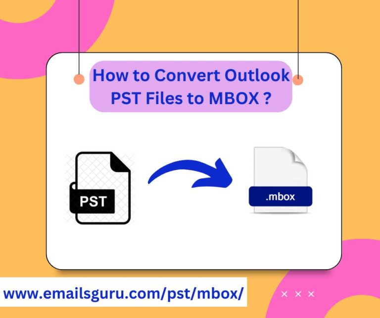 Convert PST files to MBOX