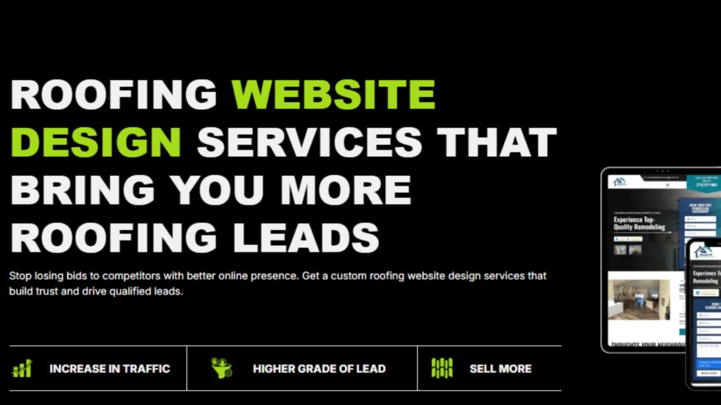 roofing website design services