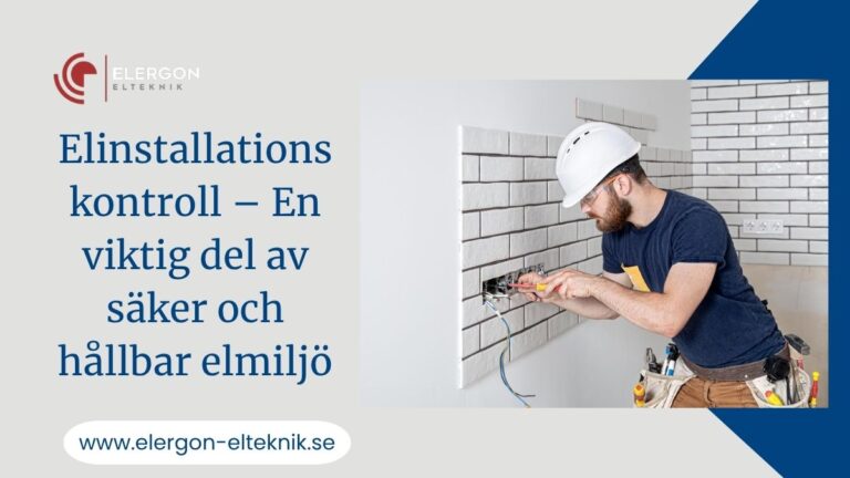 Elinstallationskontroll
