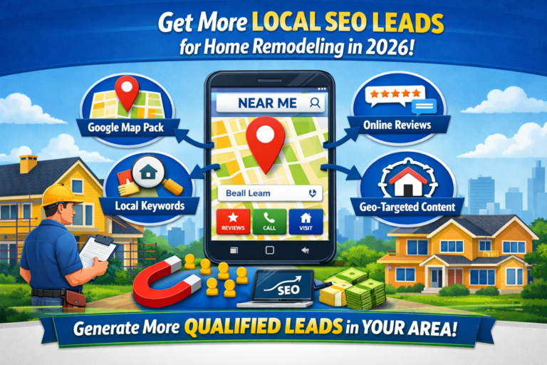 How Home Remodeling Companies Can Generate More Qualified Leads Through Local SEO in 2026