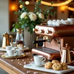 Wedding coffee cart