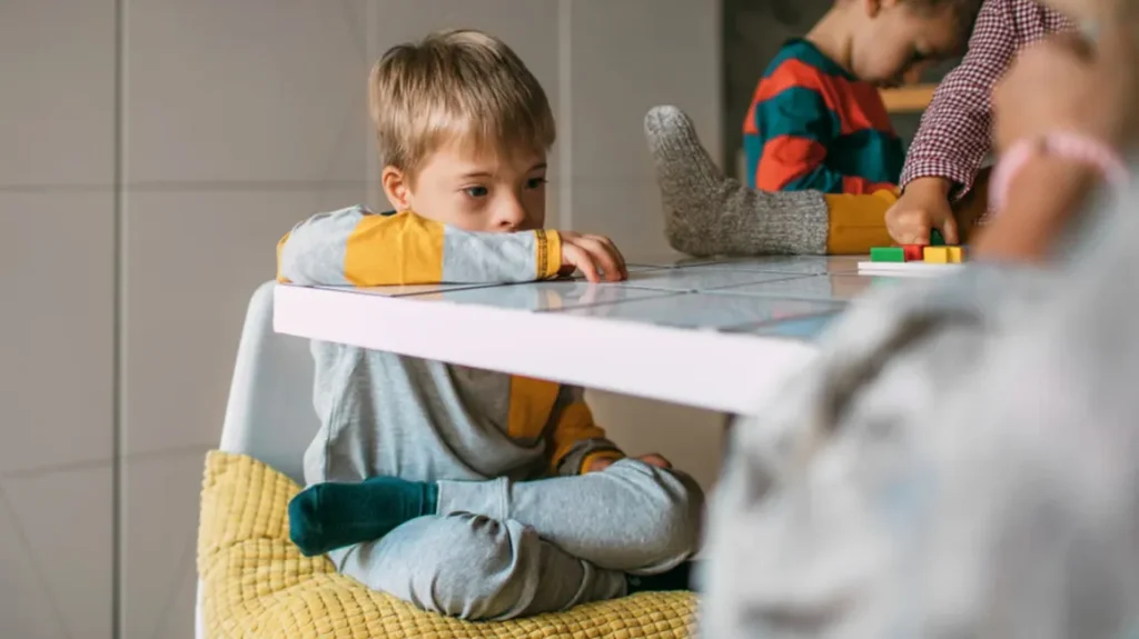 A child impacted by parents divorce