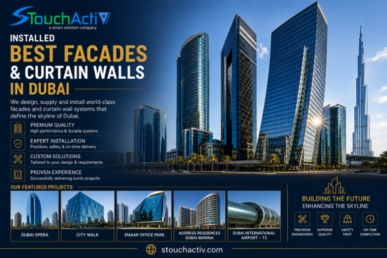 Best Facades and Curtain walls in dubai