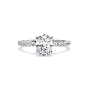 Natural diamond engagement rings