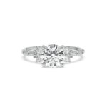 hidden halo style engagement rings