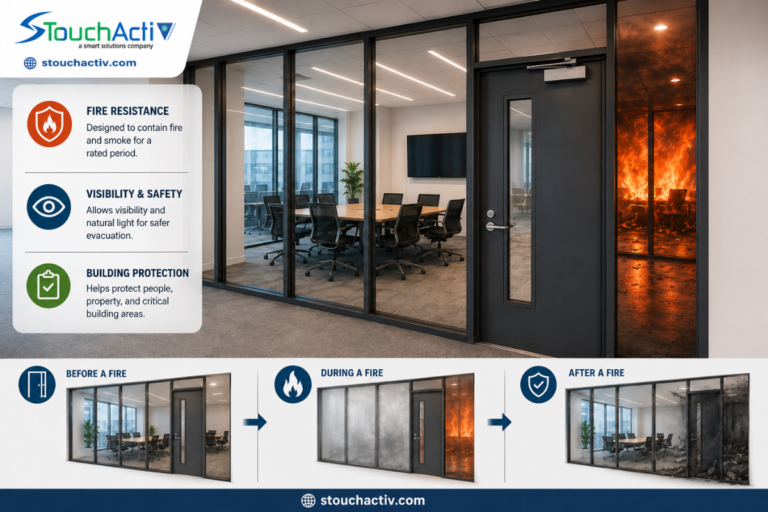 fire rated glass and door