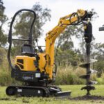 Mini Excavator Auger Attachment