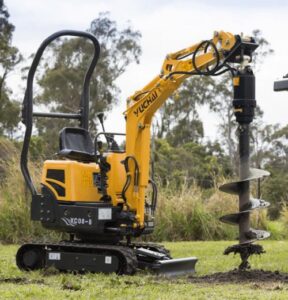 Mini Excavator Auger Attachment