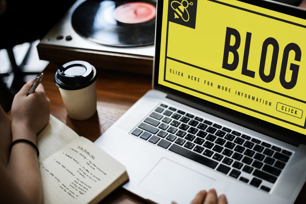 Blog Life Records Internet Concept