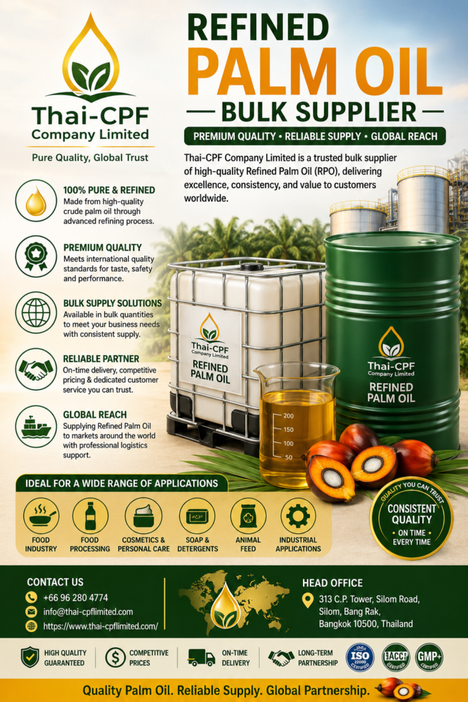 refined palm oil bulk supplier