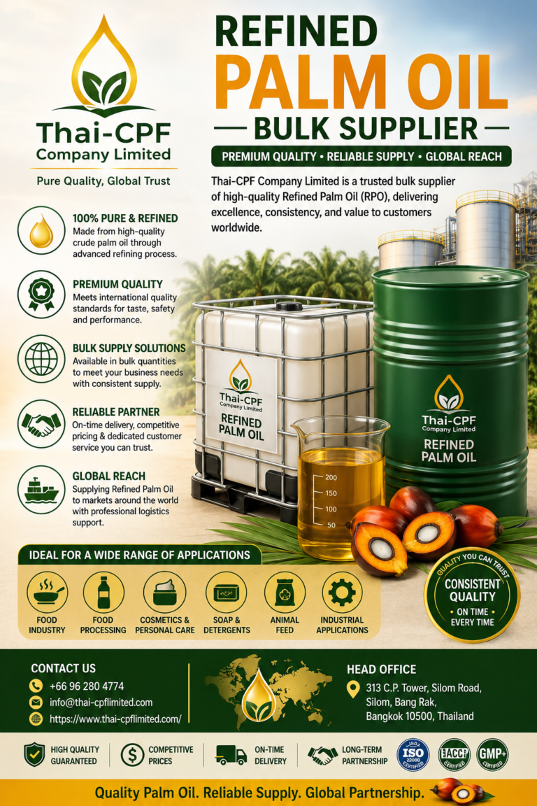 refined palm oil bulk supplier