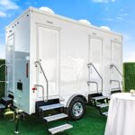 Luxury portable bathrooms