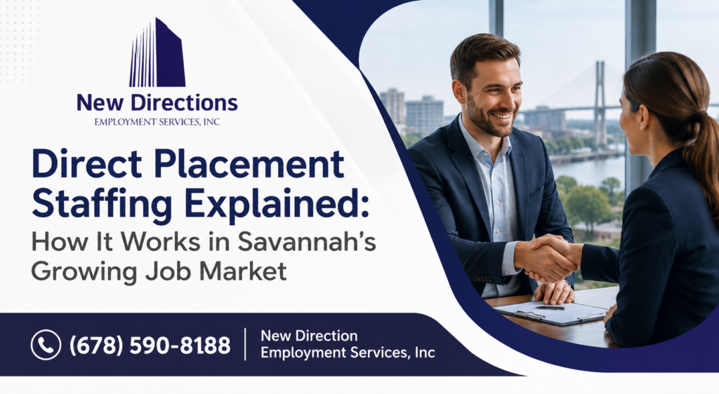 Direct Placement Staffing Explained: How It Works in Savannah's Growing Job Market