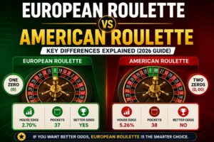 European Roulette vs American Roulette: Key Differences Explained (2026 Guide)