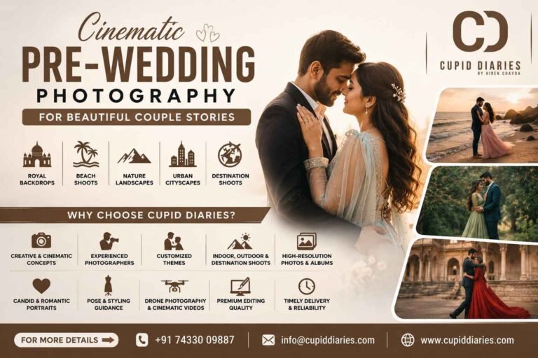 Cinematic Pre-Wedding Photography for Beautiful Couple Stories – Cupid Diaries