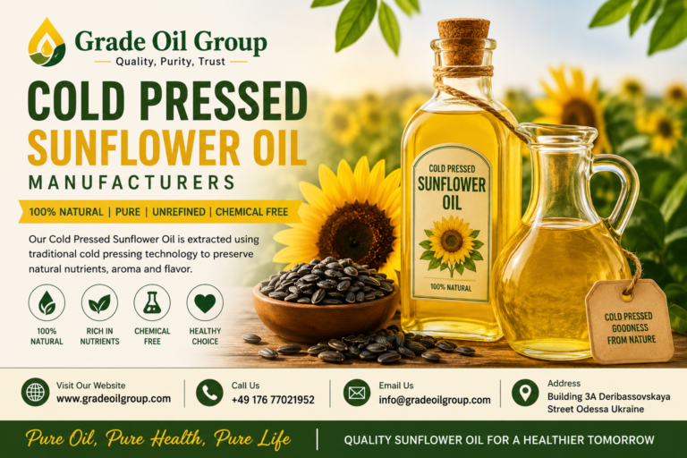 Cold Pressed Sunflower Oil manufacturers