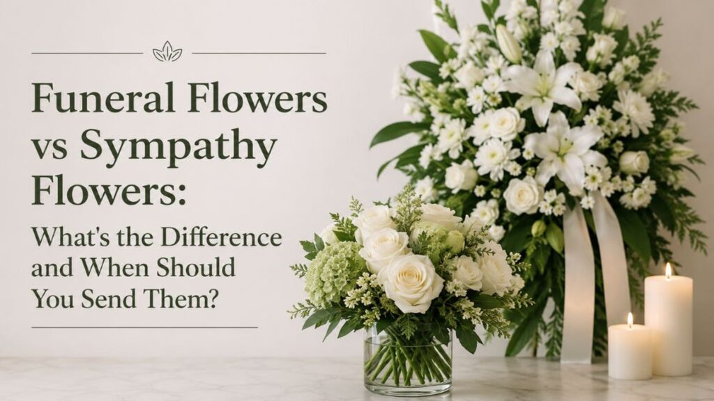 Funeral Flowers vs Sympathy Flowers: What's the Difference and When Should You Send Them?