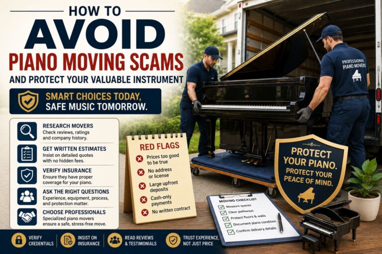 How to Avoid Piano Moving Scams and Protect Your Valuable Instrument