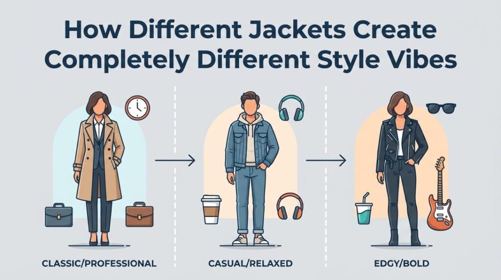 How Different Jackets Change Your Style Vibe