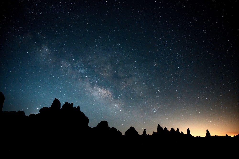 date and time night sky