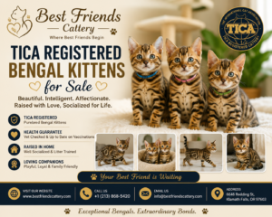 TICA registered Bengal kittens for sale