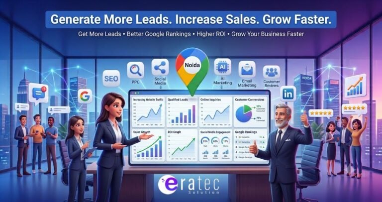 Scale your business with the leading digital marketing agency in Noida. We offer result-driven SEO, PPC, social media, and web development services tailored for growth.