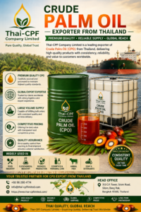 crude palm oil exporter from Thailand