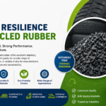 high resilience recycled rubber