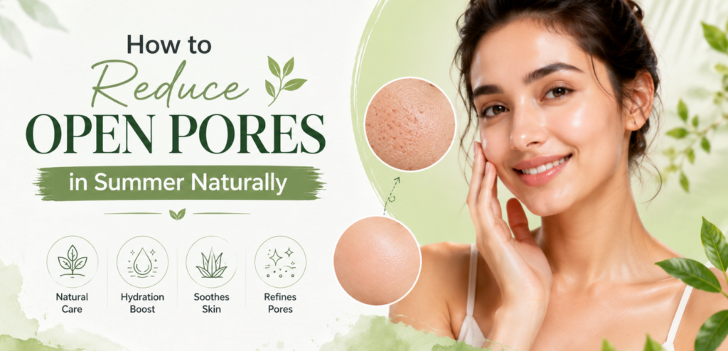 how to reduce open pores