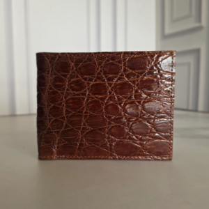 Crocodile leather wallet for men