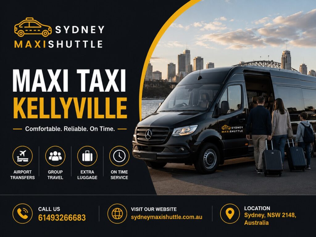 Baby Seat Taxi Kellyville, Maxi Taxi Kellyville & Maxi Taxi to Sydney Airport | Sydney Maxi Shuttle