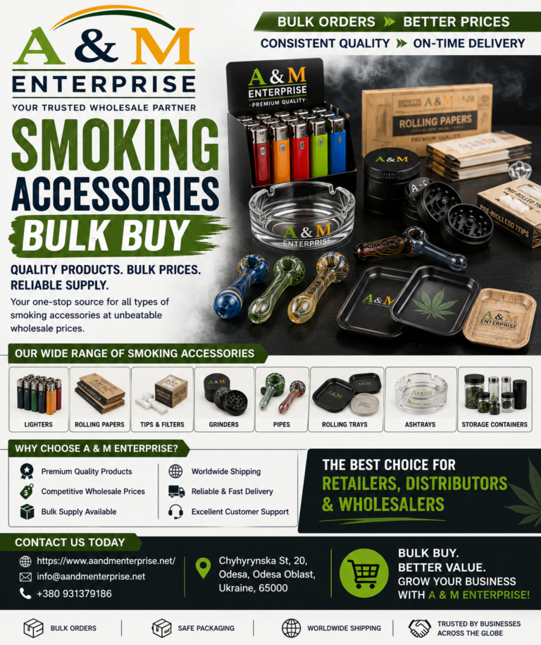 smoking accessories bulk buy