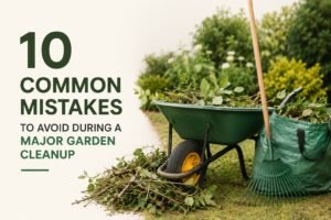 garden cleanup mistakes