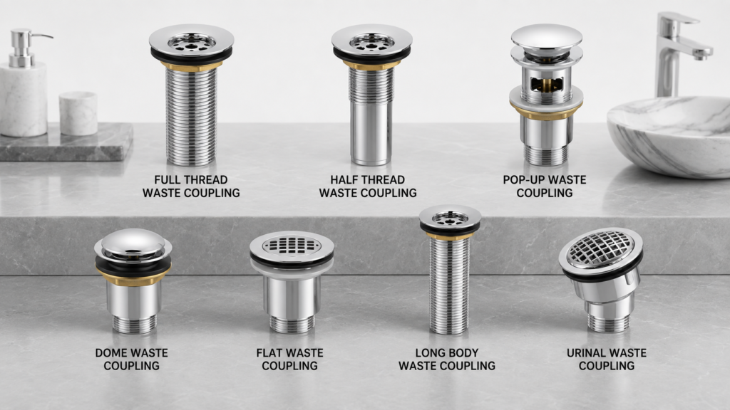 Types of Waste Couplings