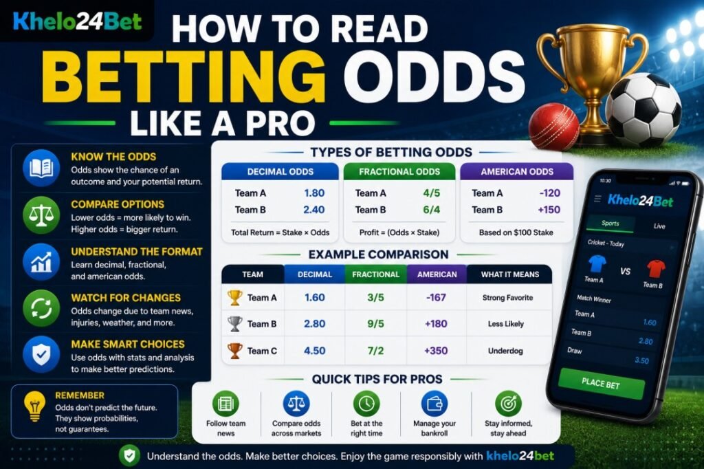 How to Read Betting Odds Like a Pro