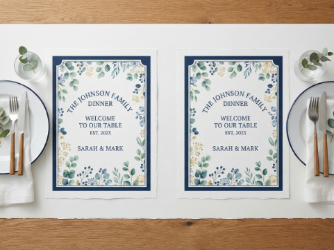 Custom Placemats Paper