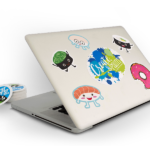 Custom laptop stickers