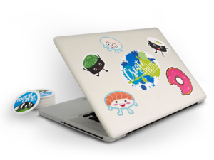 Custom laptop stickers