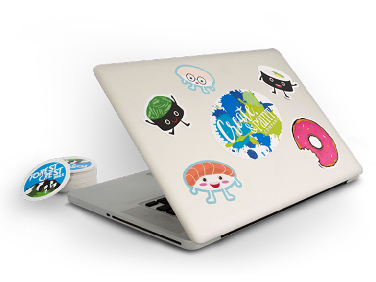Custom laptop stickers