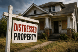 distressed property