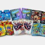Edible Mylar bags for cannabis infused gummies packaging