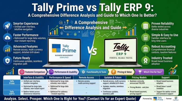 Tally Prime vs Tally ERP 9