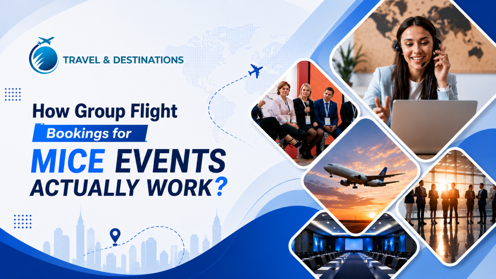 How Group Flight Bookings for MICE Events Actually Work