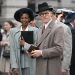 Michael Fassbender Kennedy Coat in premium brown cotton inspired by the Kennedy movie with a classic tailored design.