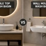 table top vs wall mounted wash basin