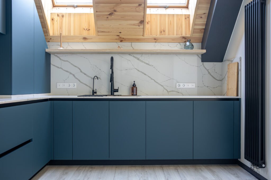 hand painted kitchen cabinets Cork