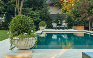 Custom swimming pool construction
