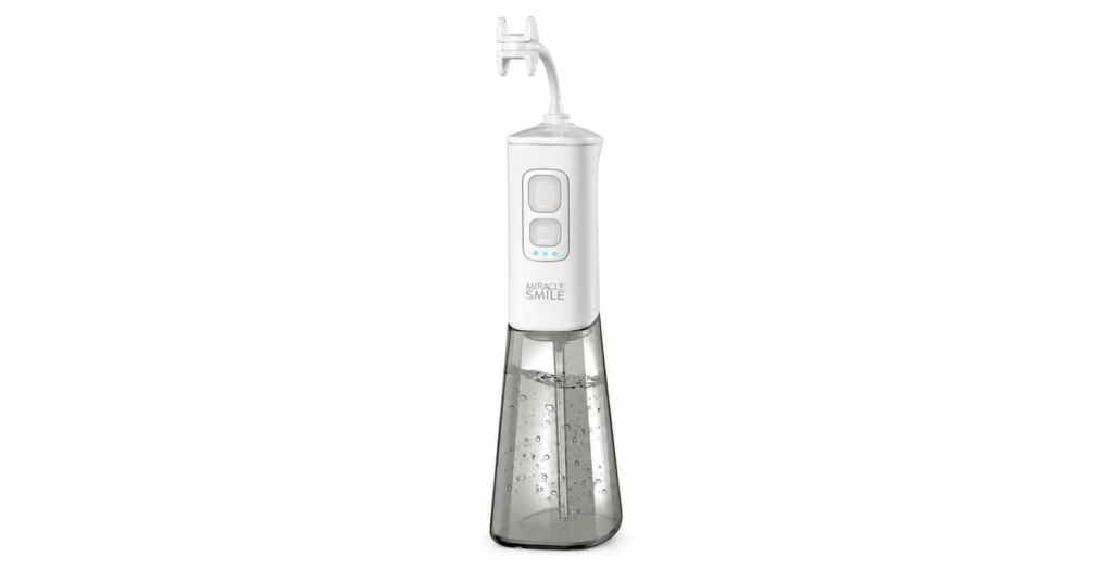 Miracle Smile Magic Flosser designed for convenient daily oral care and interdental cleaning