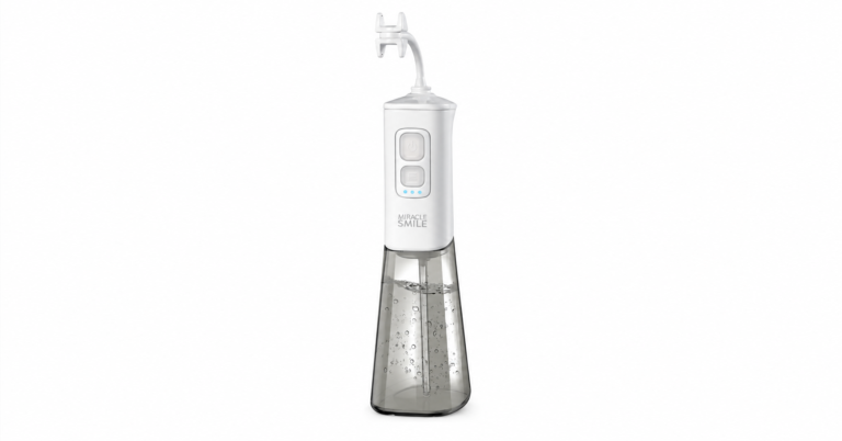Miracle Smile Magic Flosser designed for convenient daily oral care and interdental cleaning